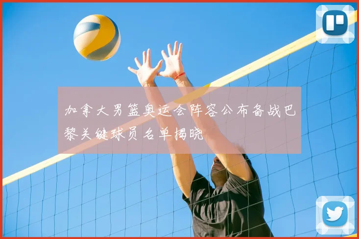 加拿大男篮奥运会阵容公布备战巴黎关键球员名单揭晓